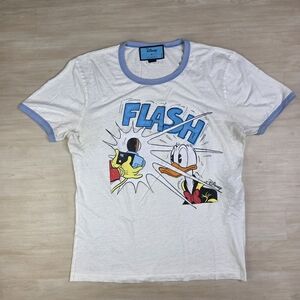 Gucci x Disney Donald Duck Flash Ringer Shirt Men's Size Medium